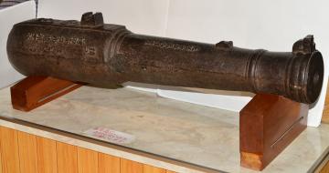 江戸時代後半に一宮の海岸に海防のために備えられていた大砲