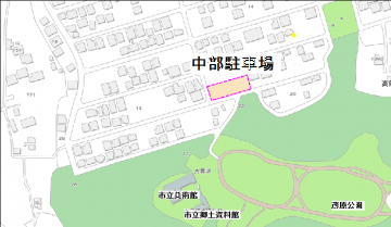 中部駐車場　位置図