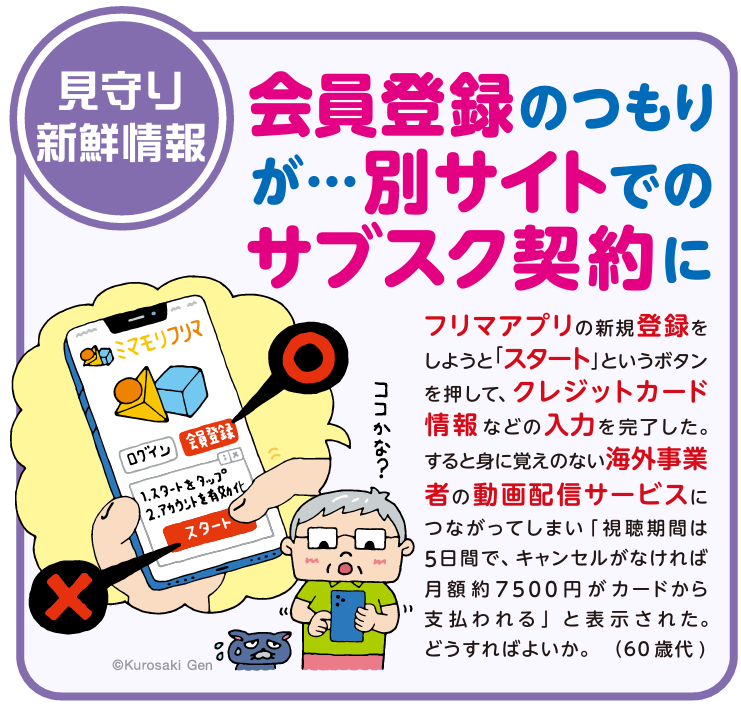 押すボタンに注意