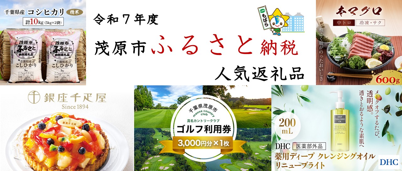 令和7年度茂原市ふるさと納税人気返礼品