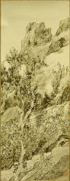 真作】 桝田隆一 紅富士 べにふじ 昭和61年 日本画 絵画 現状品