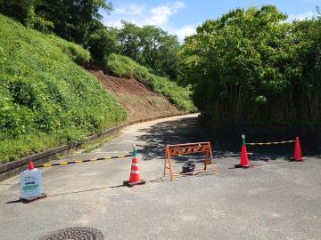 通行止め場所の写真