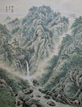 矢部華径「瀬戸合峡真景」