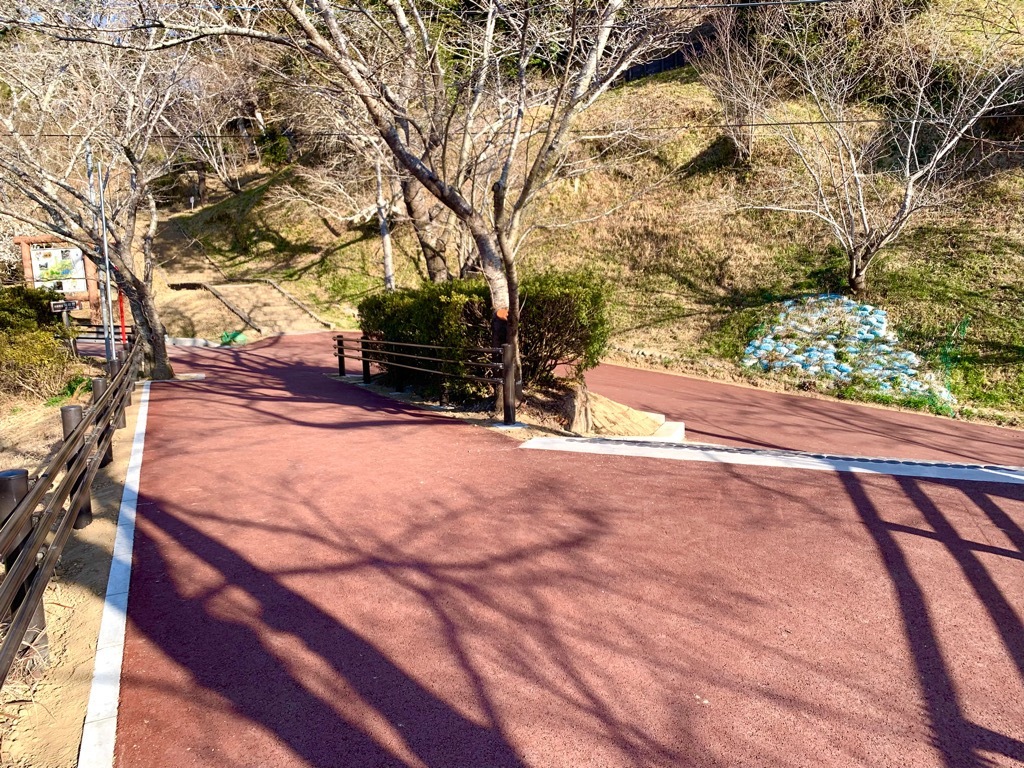 舗装4 弁天湖側