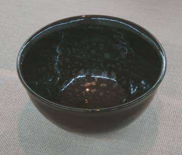魚地貞夫「黒天目茶碗」