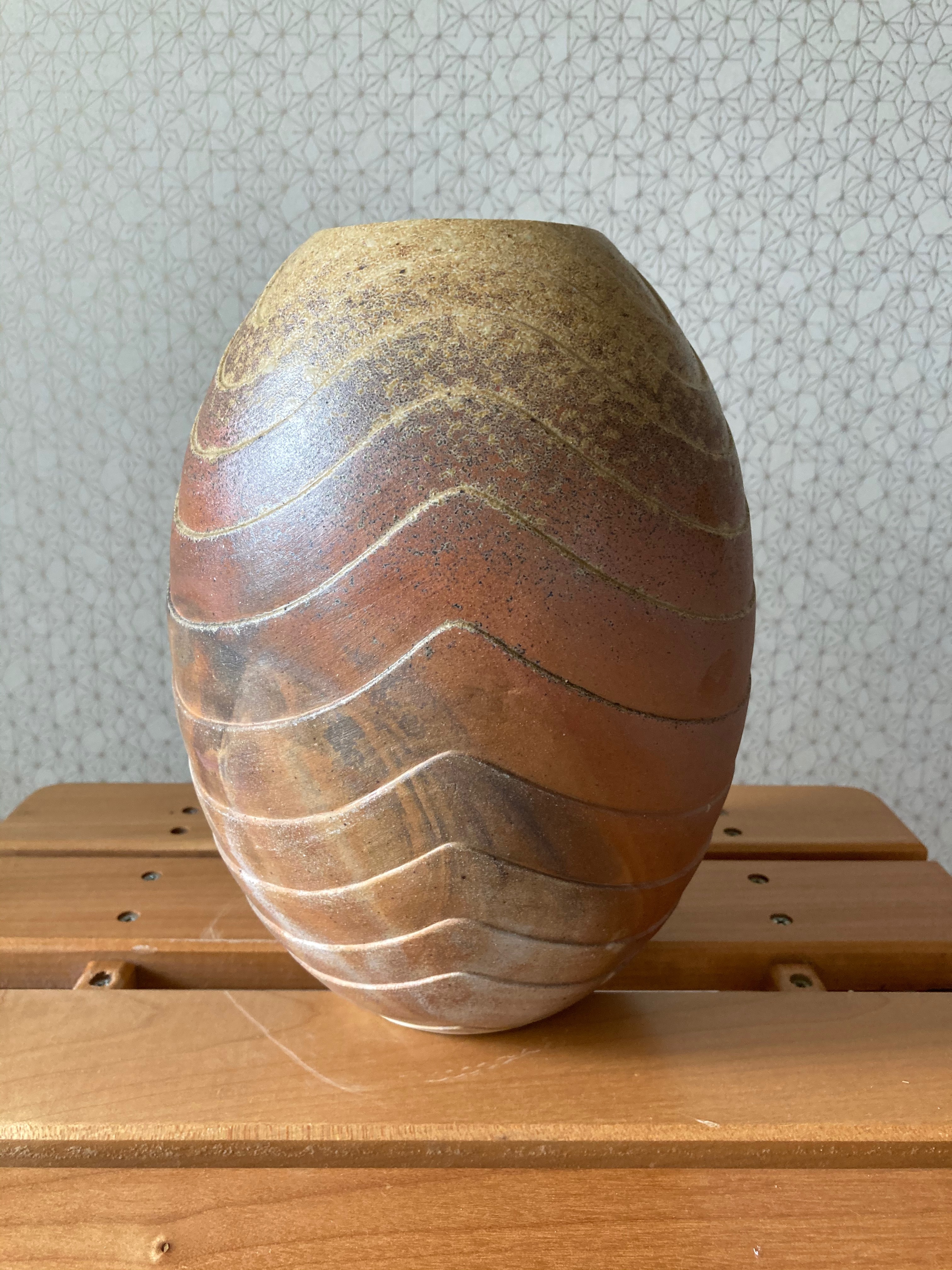 渡辺輝人「窯変壺」